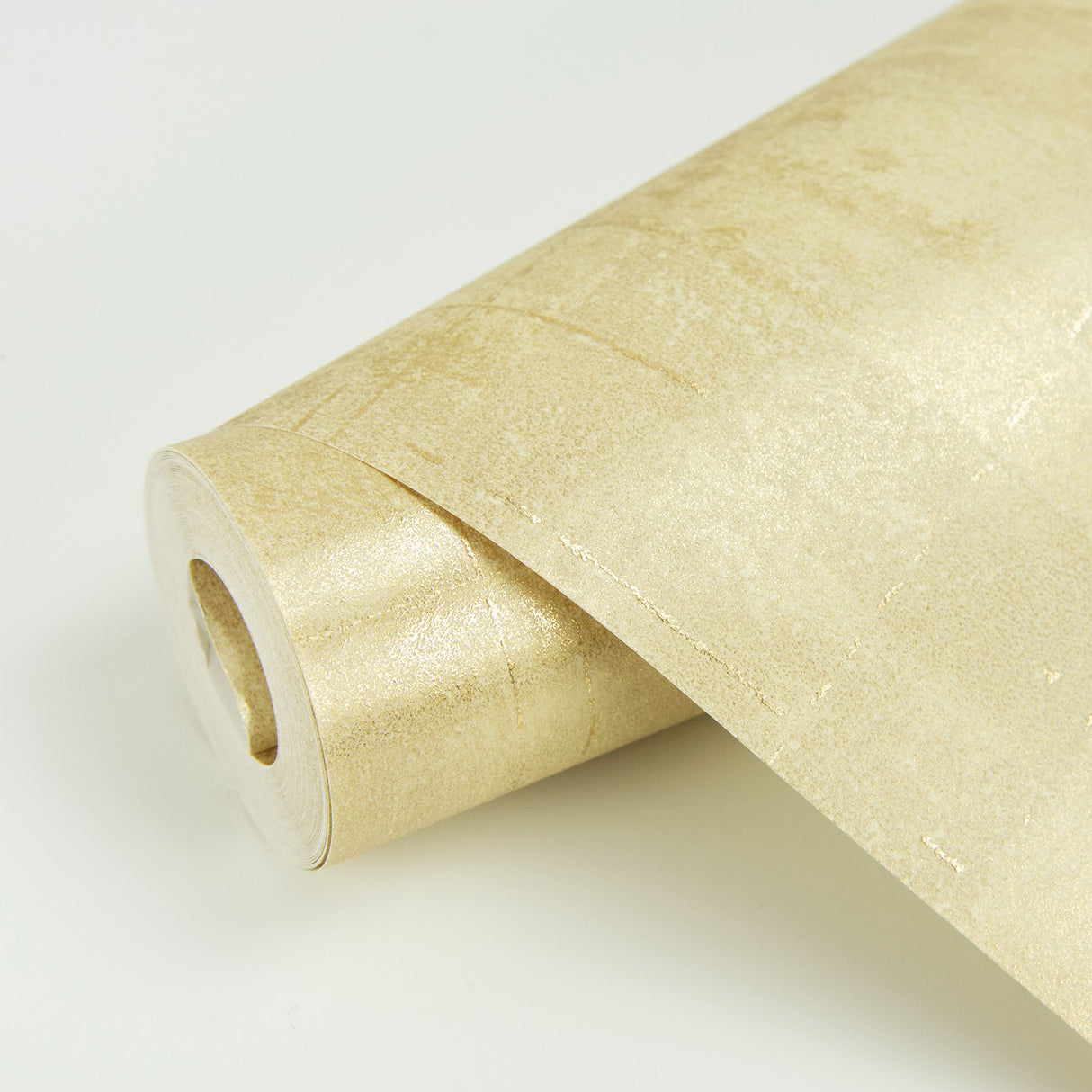 Ozone Gold Texture Wallpaper with Distressed Textures Glam Abstract Pattern - Brewster 2927-20406