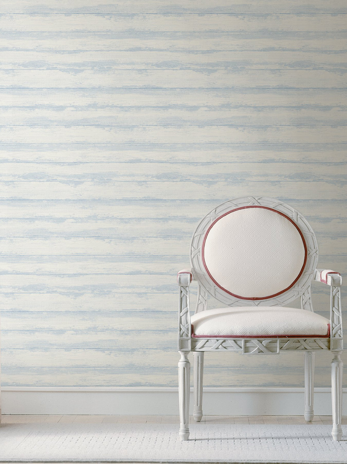 Truro Light Blue Weathered Shiplap Wallpaper with Coastal Graphics Wood Look - A-Street Prints 2927-81402
