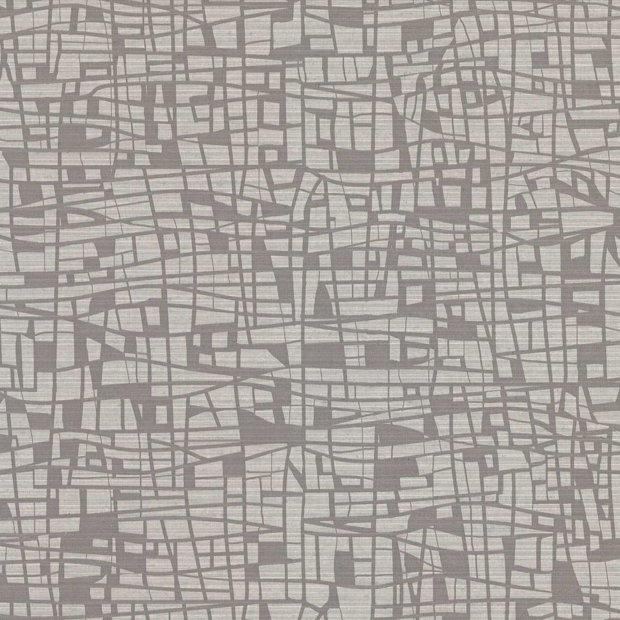 Tiffany Grey Abstract Geometric Wallpaper with Textured Metallic Feature Wall Style - Warner 2945-1115