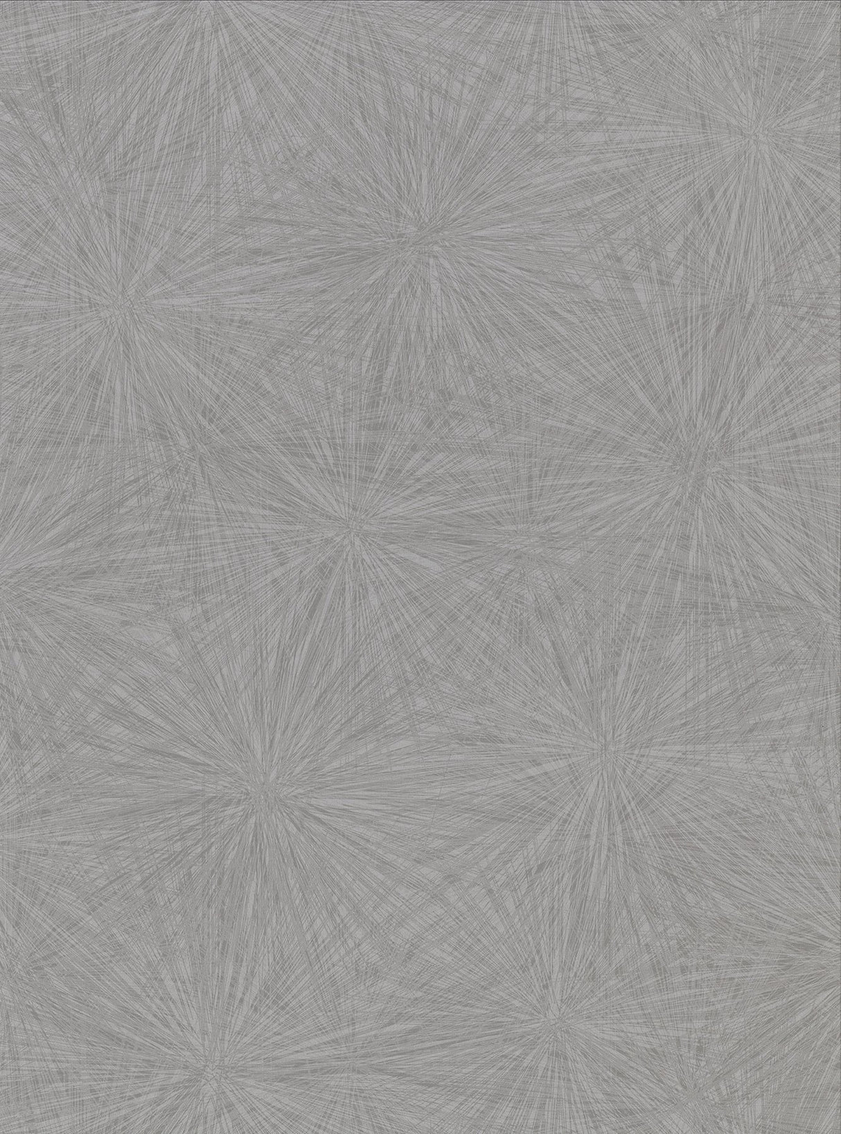 Majestic Dark Grey Starburst Wallpaper with Modern Abstract Pattern - Warner 2945-1120