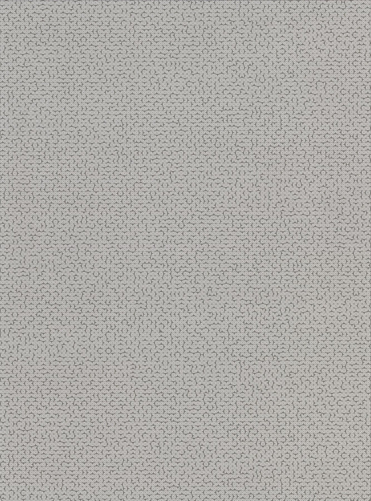 Acute Light Grey Geometric Textured Wallpaper - Warner 2945-1150