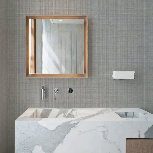 Blouza Light Grey Texture Wallpaper with Traditional Abstract Texture Pattern - Warner 2945-2772