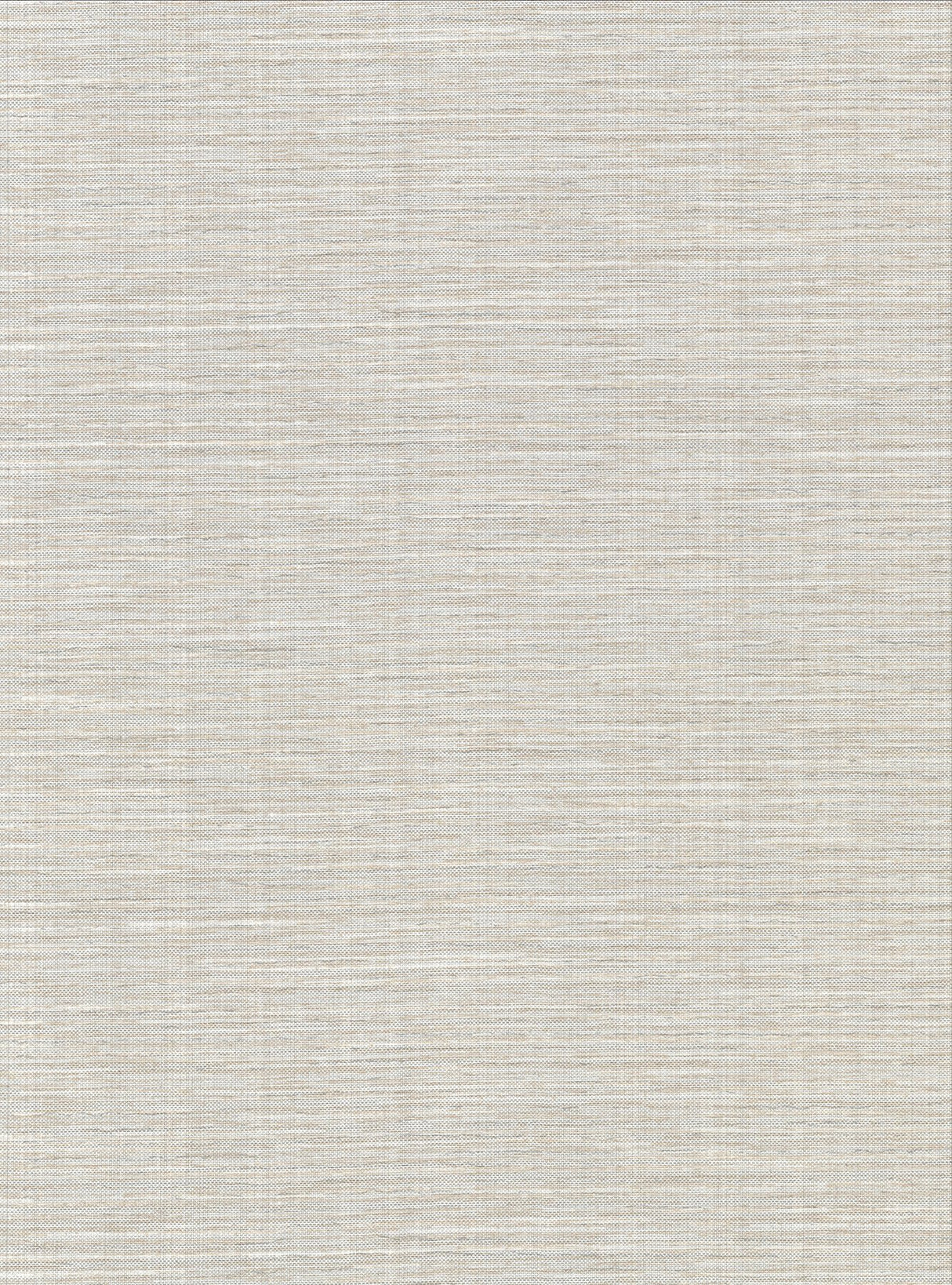 Bay Ridge Light Grey Faux Grasscloth Wallpaper with Textured Abstract Pattern - Warner 2945-2777