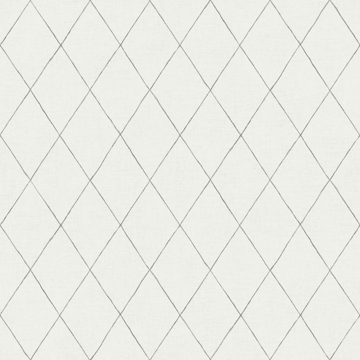 Rhombus Grey Geometric Wallpaper with Farmhouse Graphic Diamond Pattern - A?Street Prints 2948-27001
