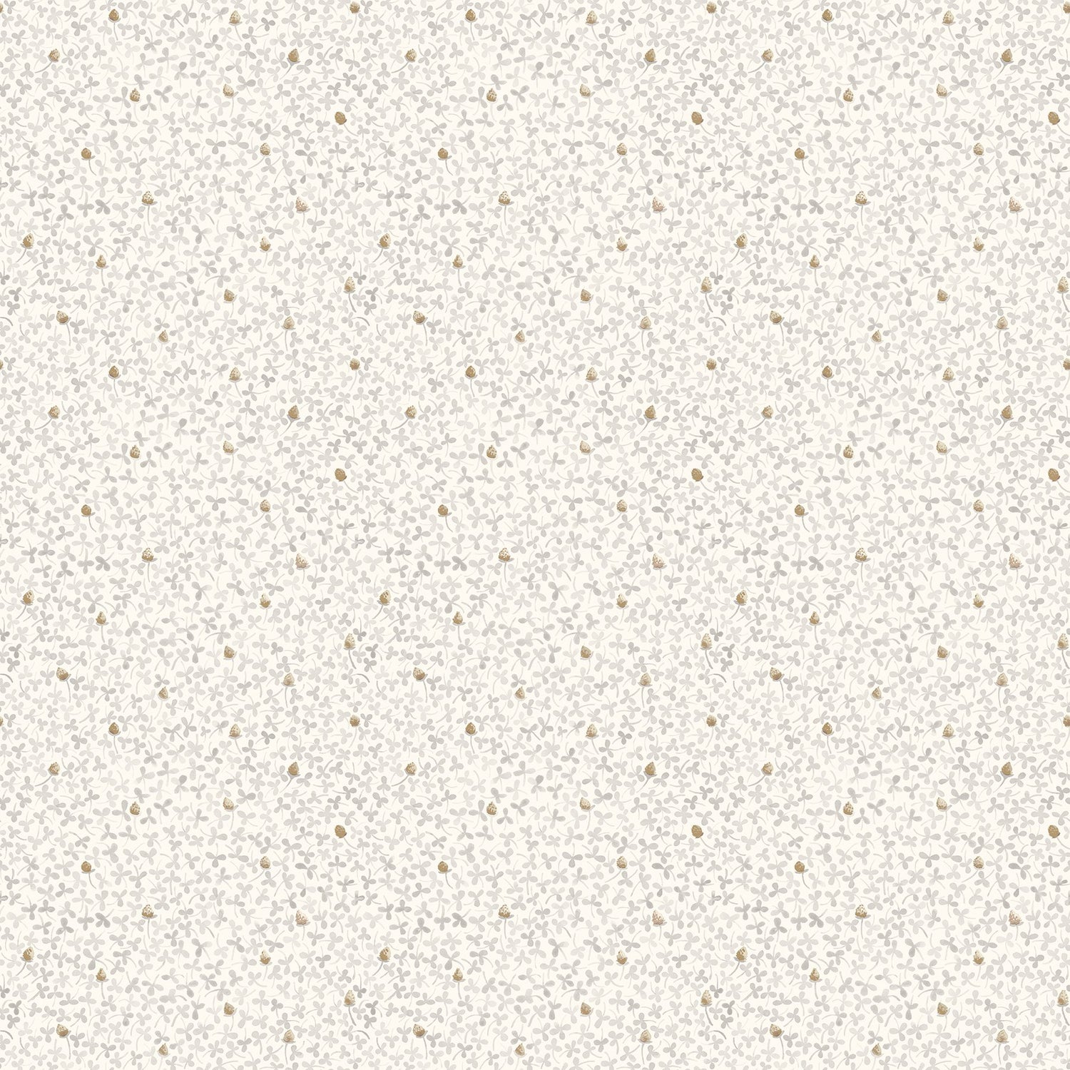 Lark White Botanical Wallpaper with Scandinavian Leaves Motif - Brewster 2948-28010