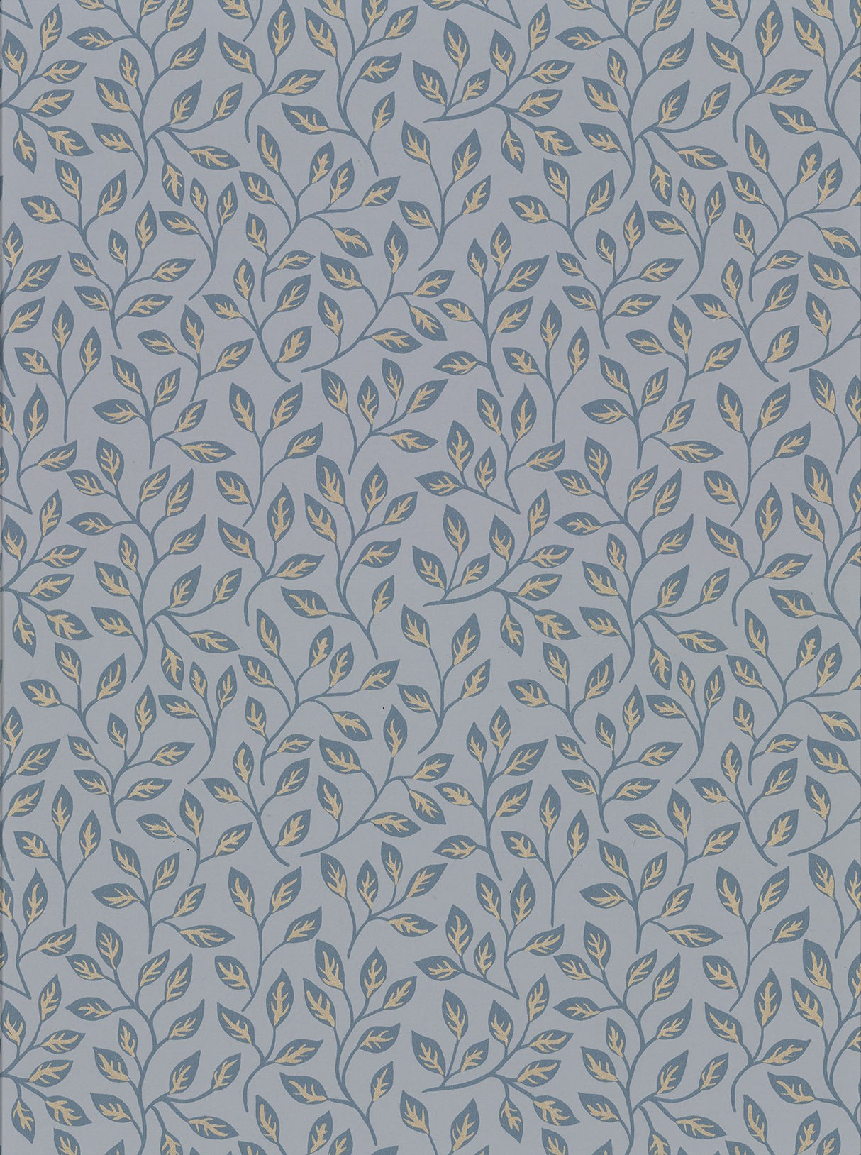 Posey Slate Vines Wallpaper with Botanical Leaves Motif, Scandinavian Style - A-Street Prints 2948-33018