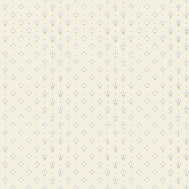 Lili White Miniature Floral Wallpaper with Scandinavian Botanical Tulip Motif - Brewster 2948-33026