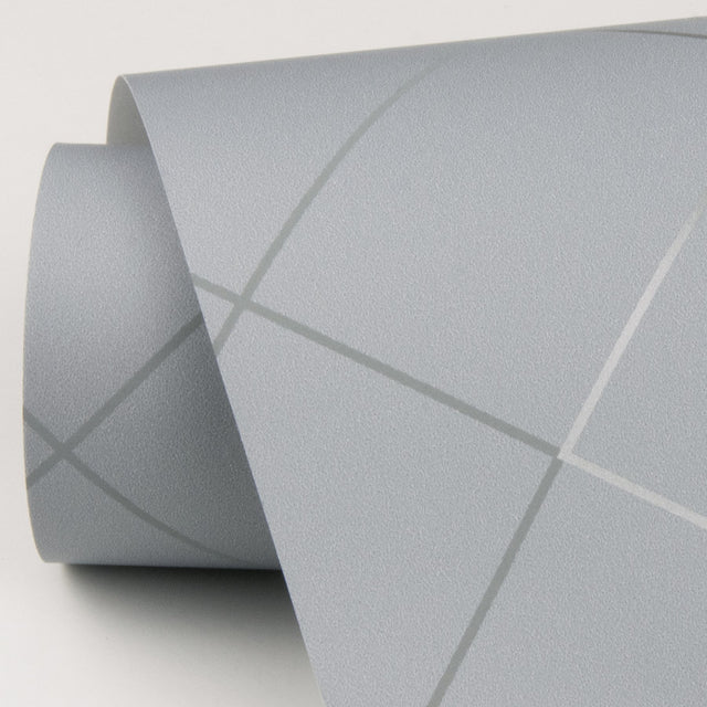 Ballard Pewter Geometric Wallpaper with Modern Abstract Geometrics - A-Street Prints 2964-25910
