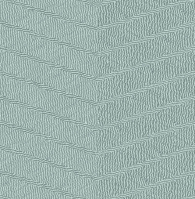 Aspen Aqua Chevron Wallpaper with Modern Abstract Chevron Pattern - A-Street Prints 2964-25916