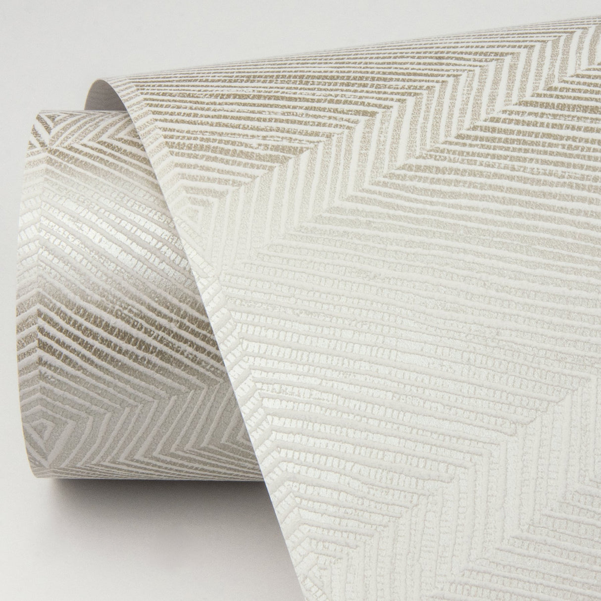 Aspen Champagne Chevron Wallpaper with Modern Abstract Textured Pattern - A-Street Prints 2964-25918