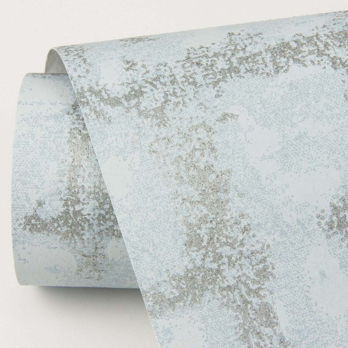 Shea Sky Blue Distressed Geometric Wallpaper with Metallic Modern Graphic Pattern - A-Street Prints 2964-87347