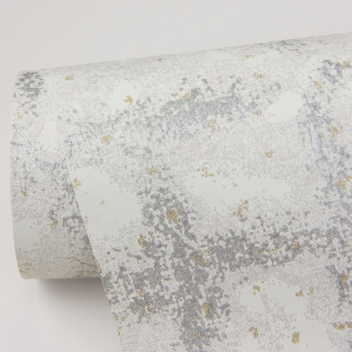 Shea Light Grey Distressed Geometric Wallpaper with Metallic Modern Graphics Pattern - A-Street Prints 2964-87348