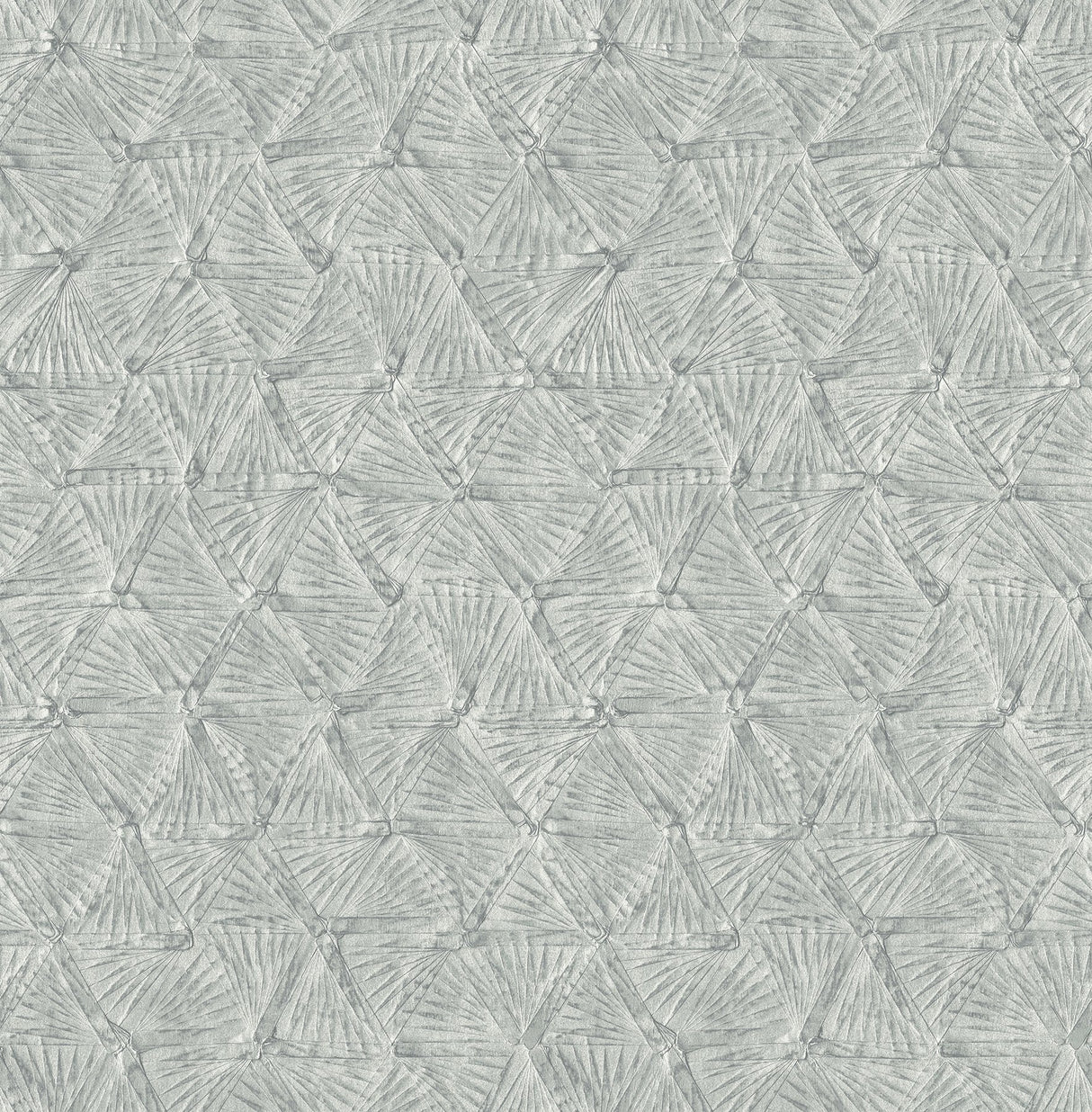 Wright Slate Textured Triangle Wallpaper with Industrial Geometric Metallic Raised-Ink Finish - A-Street Prints 2970-26116