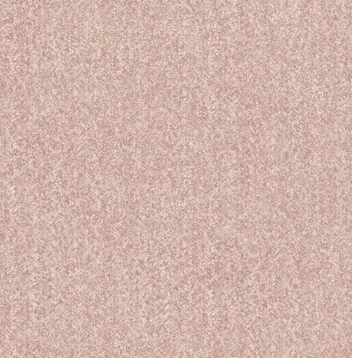 Ashbee Burgundy Tweed Wallpaper with Distressed Chevron Faux Fabric Texture - Brewster 2970-26165