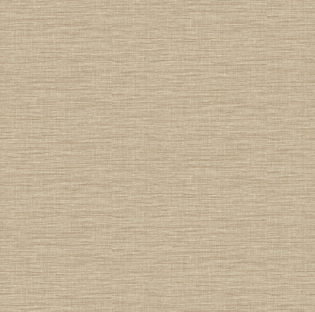 Lela Wheat Faux Linen Wallpaper with Fabric & Woven Texture - A-Street Prints 2971-86182