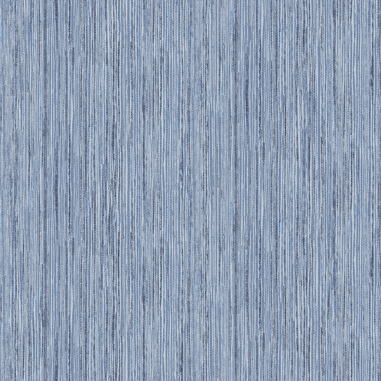 Justina Indigo Faux Grasscloth Wallpaper with Metallic Raised Ink Texture - A?Street Prints 2971-86342
