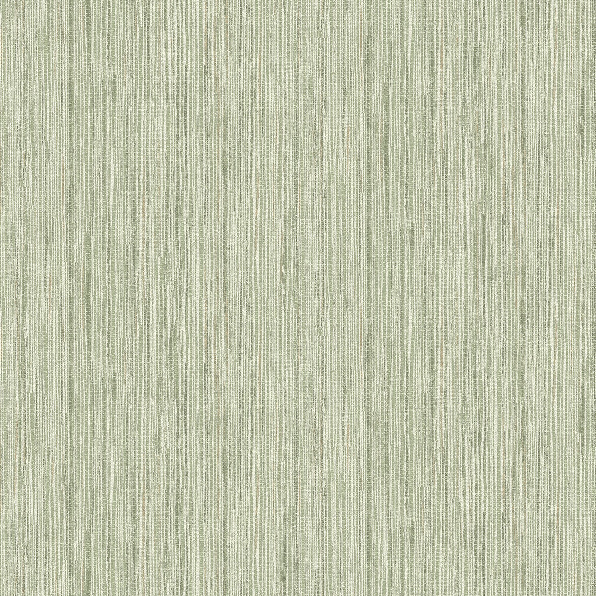 Justina Green Faux Grasscloth Wallpaper with Metallic Raised Ink Texture - Brewster 2971-86344