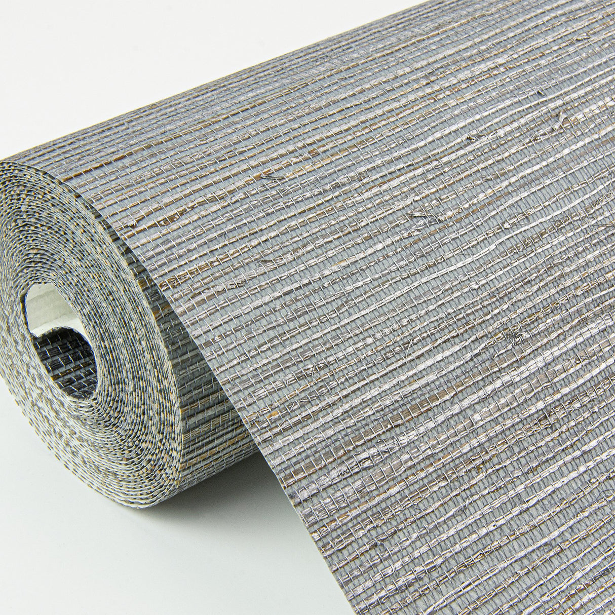 Shandong Slate Ramie Grasscloth Wallpaper with Distressed Textures in Modern Style - A-Street Prints 2972-80085