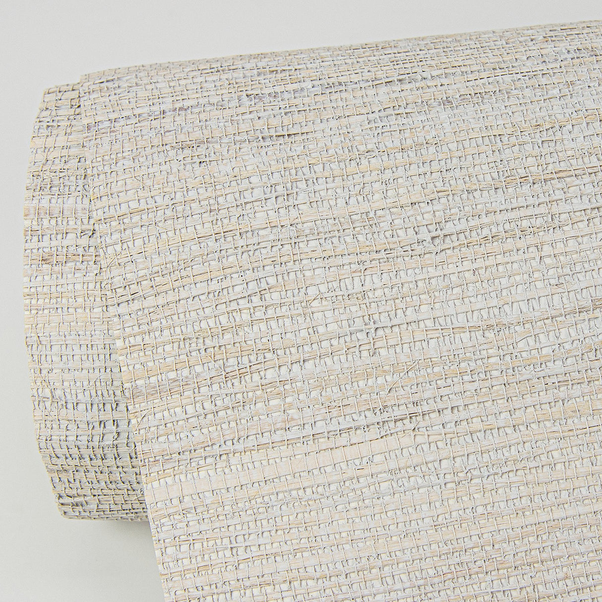 Kira Dove Hemp Grasscloth Wallpaper with Distressed Textures Modern Style - A-Street Prints 2972-86128