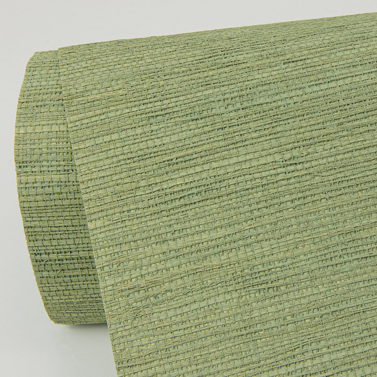 Kira Sage Hemp Grasscloth Wallpaper with Distressed Textures Pattern, Modern Style - A-Street Prints 2972-86131