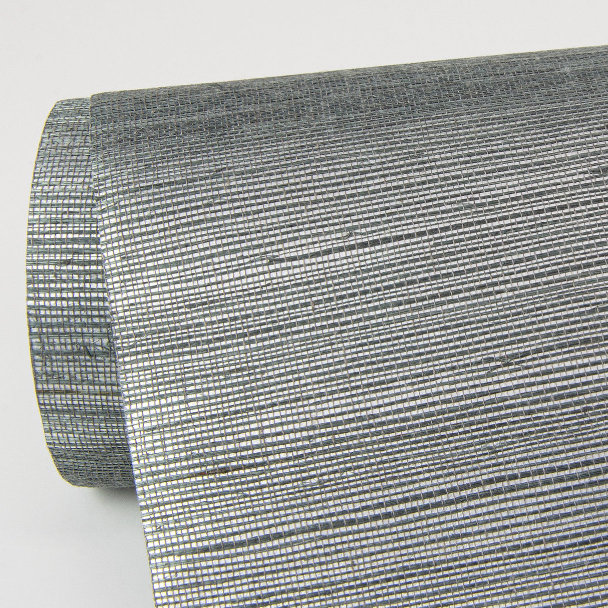 Sakiya Slate Sisal Grasscloth Wallpaper with Distressed Textures - A-Street Prints 2972-86138
