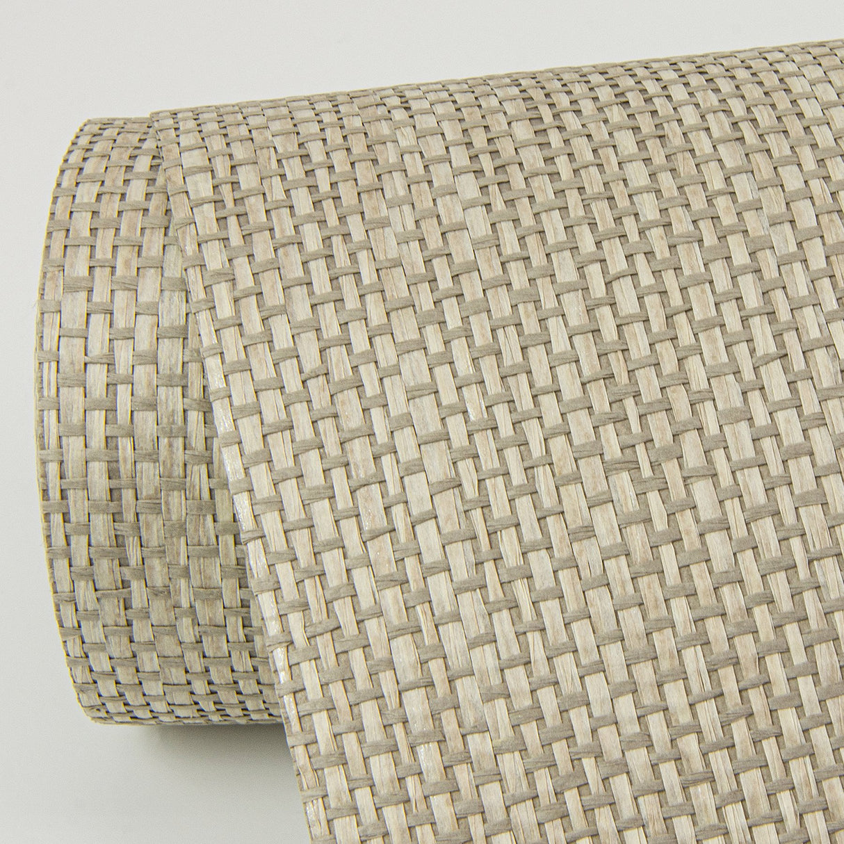 Jia Taupe Paper Weave Grasscloth Wallpaper with Distressed Textures - A-Street Prints 2972-86140