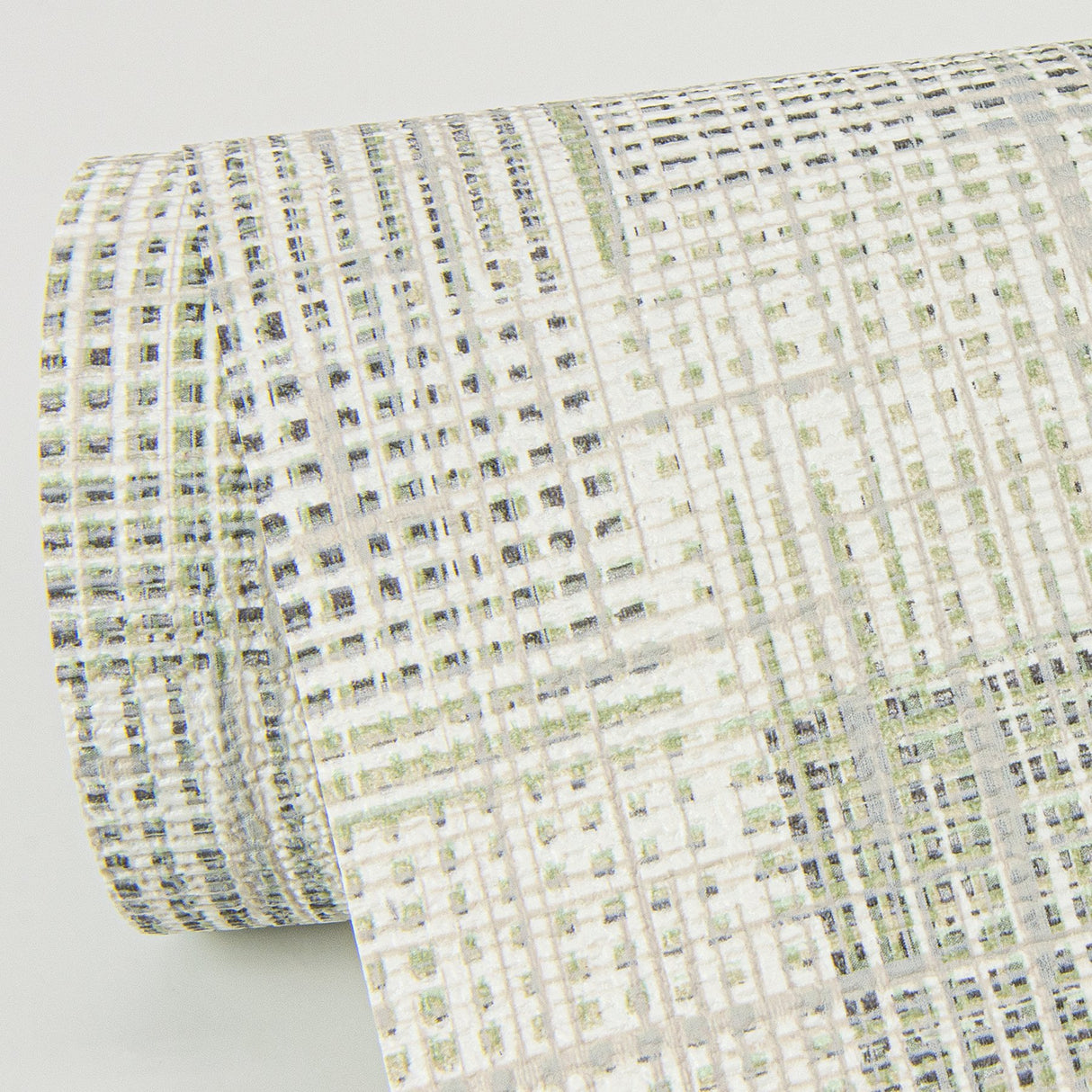 Ting Sage Lattice Wallpaper with Modern Abstract Woven Lattice Pattern - A-Street Prints 2972-86159