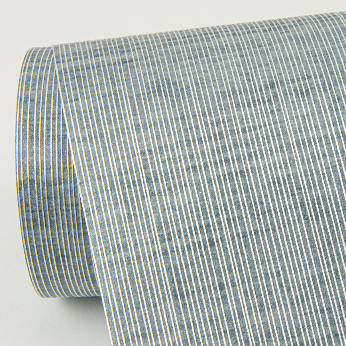 Yawen Blue String Wallpaper with Fabric & Woven Texture, Modern Graphics - A-Street Prints 2972-86172