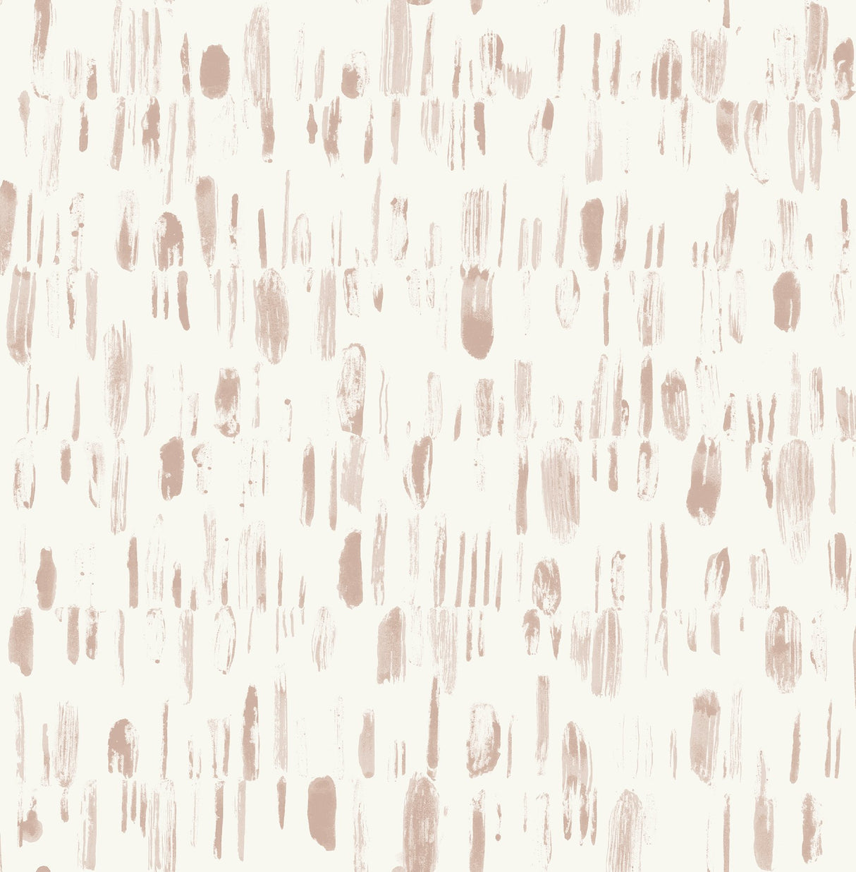 Dwell Pink Brushstrokes Wallpaper with Modern Abstract Metallic Accents - A-Street Prints 2973-90205