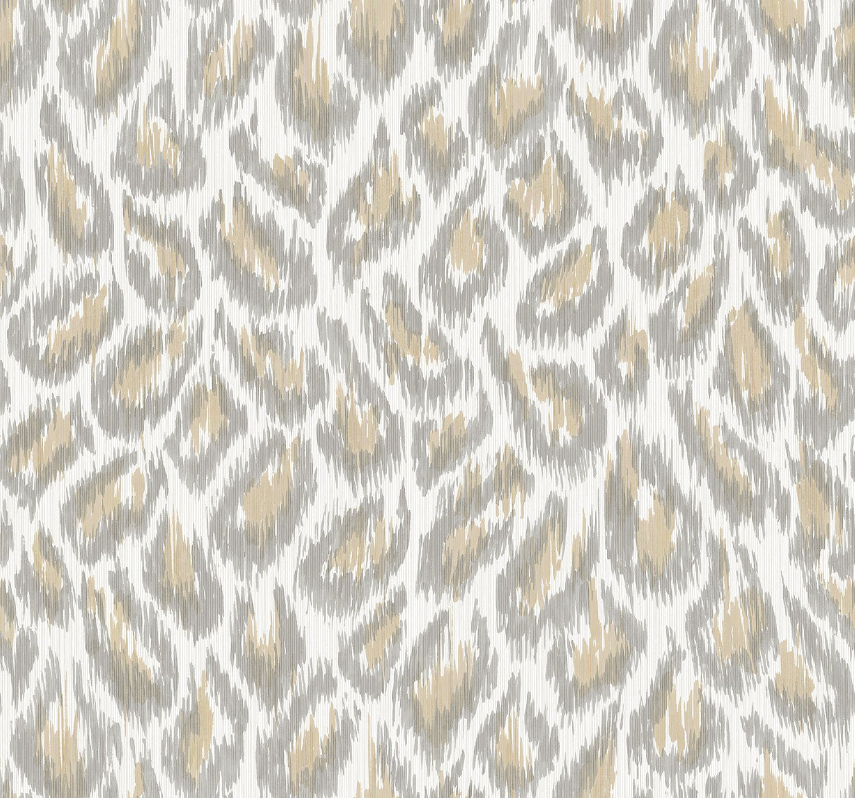 Electra Wheat Leopard Spot String Wallpaper with Glam Faux Effects Animal Print - A-Street Prints 2973-90305