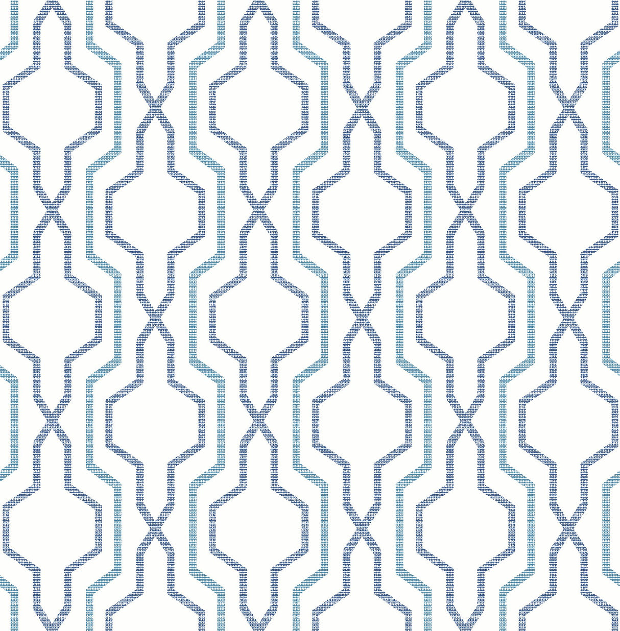 Rion Blue Trellis Wallpaper with Transitional Graphic Trellis & Lattice Pattern - A-Street Prints 2973-90601