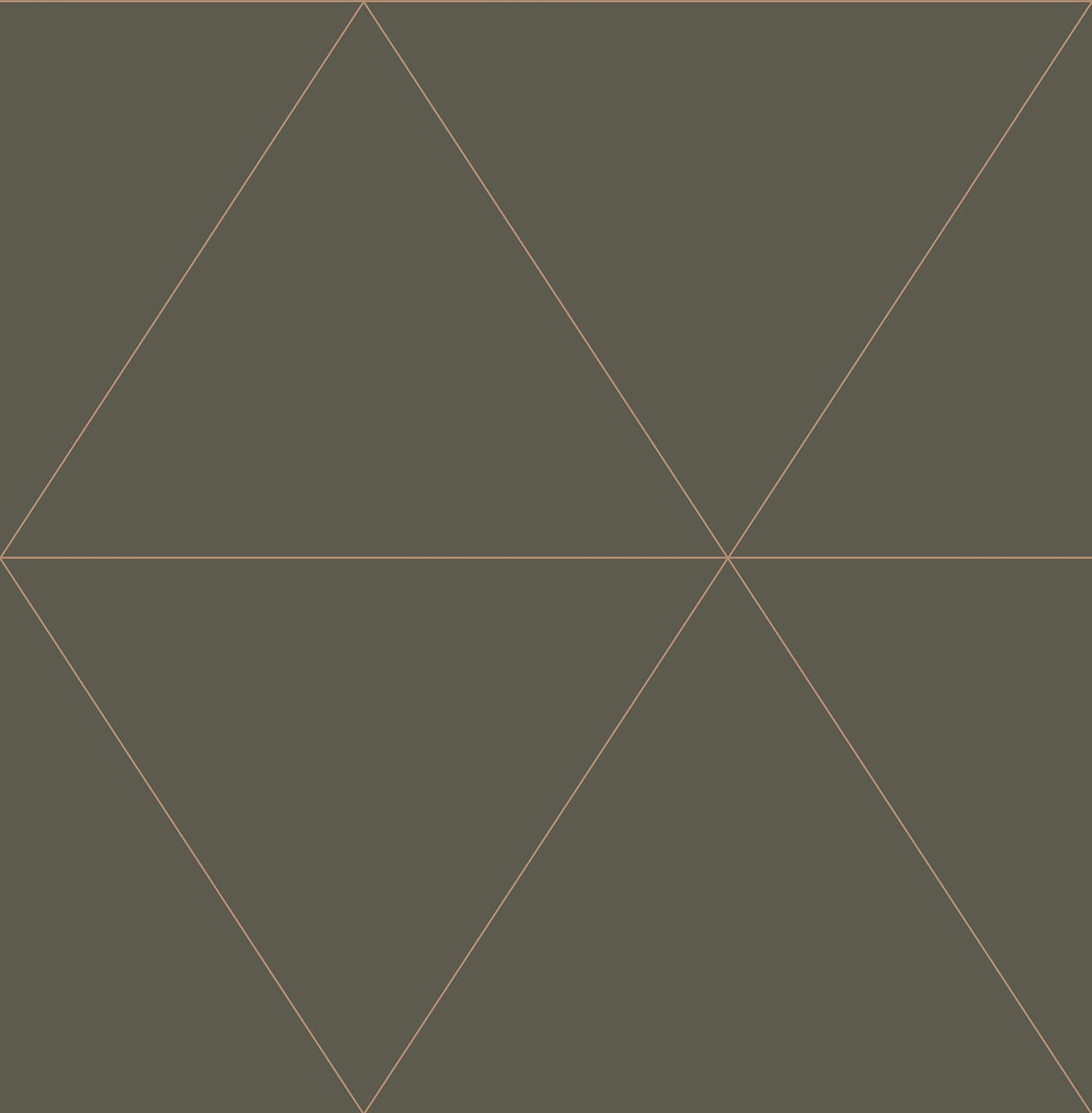 Twilight Grey Geometric Wallpaper with Metallic Bronze Triangle Pattern - A-Street Prints 2973-91002