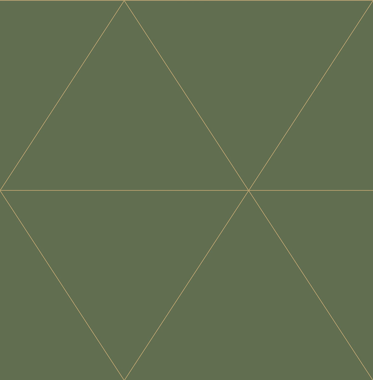 Twilight Moss Geometric Green Wallpaper with Metallic Triangular Grid - A-Street Prints 2973-91010