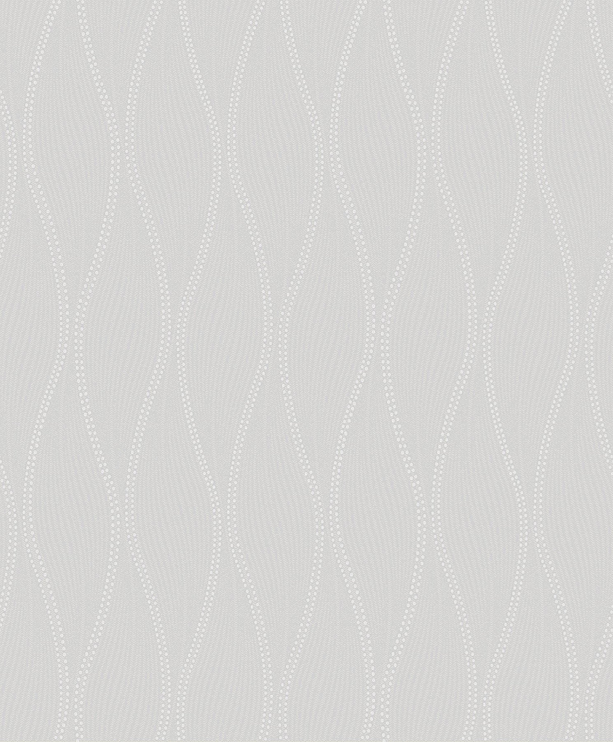 Tetsu Pewter Ogee Wave Wallpaper with Modern Graphic Ogee Pattern - A-Street Prints 2976-86519