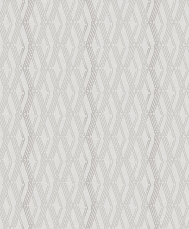 Ushas Platinum Diamond Geometric Wallpaper with Metallic Effect - A-Street Prints 2976-86534