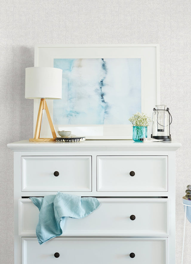 Janus Grey Textured Tile Wallpaper with Industrial Graphic Tile Pattern - A-Street Prints 2976-86551