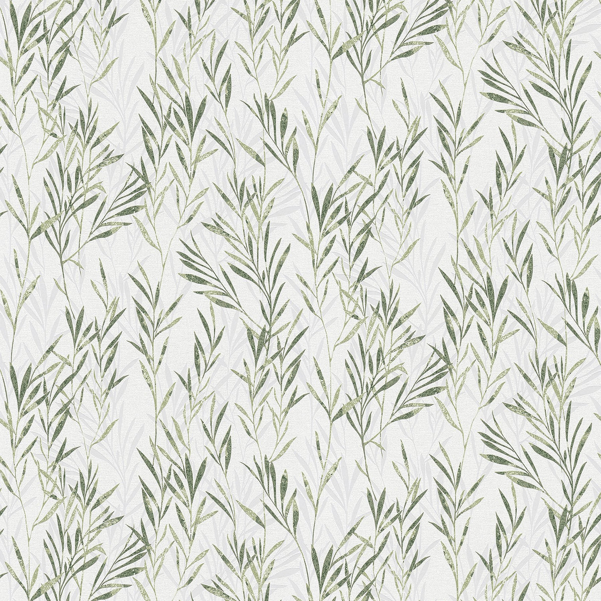 Bondi Green Botanical Wallpaper with Olive Leaf Motif - Advantage 2979-36712-3