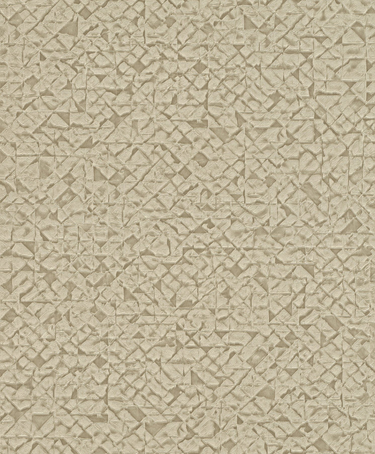 Arbus Beige Geo Wallpaper with Textured Geometric Pattern - Advantage 2980-704341