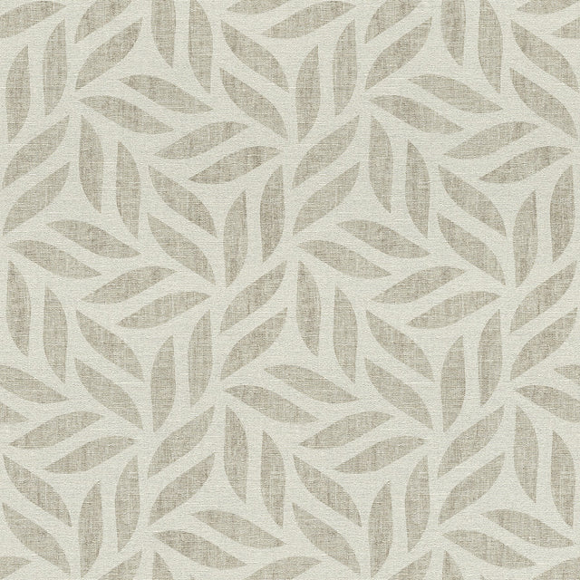 Sagano Light Grey Leaf Wallpaper with Raised Ink Botanical Texture - Advantage 2980-704631