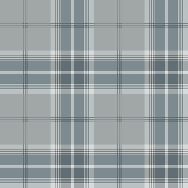 Sala Blue Plaid Wallpaper with Farmhouse Plaids Pattern - Advantage 2980-92120