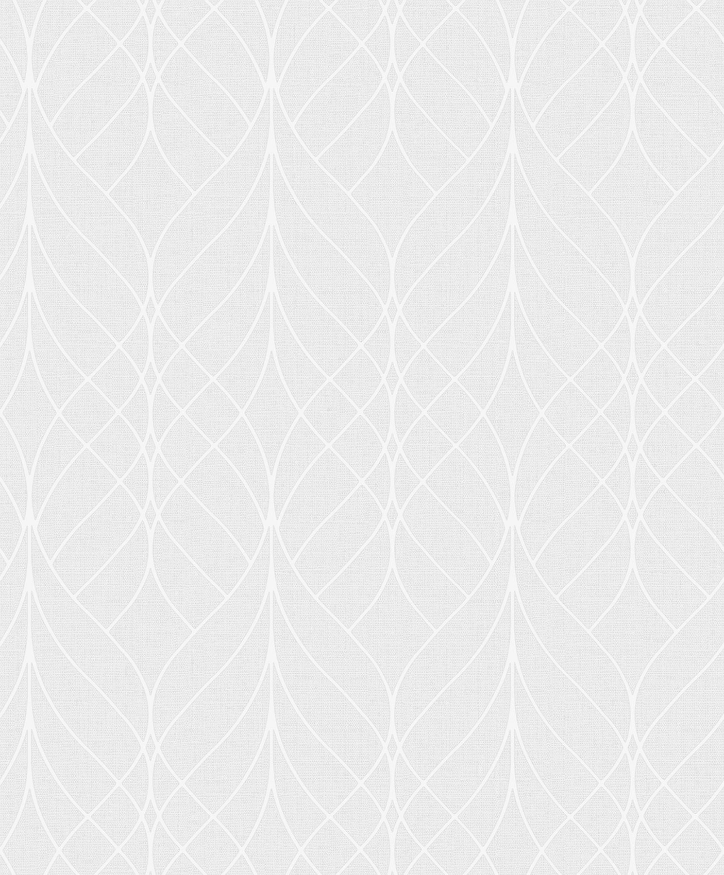 Hartley Light Grey Geo Wallpaper with Metallic Trellis & Lattice Textured Non Woven - Advantage 2980-M41900