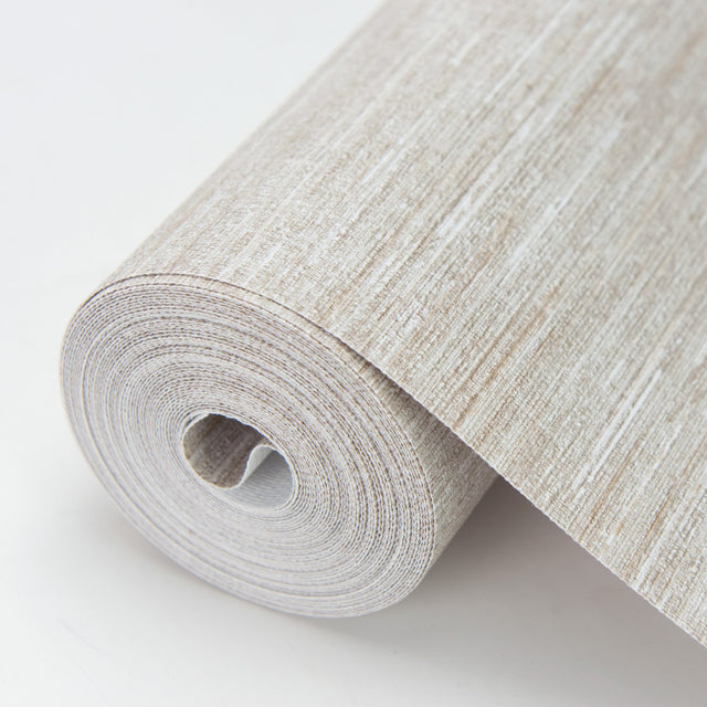 Cogon Beige Distressed Texture Wallpaper with Traditional Abstract Pattern - Warner 2984-2219