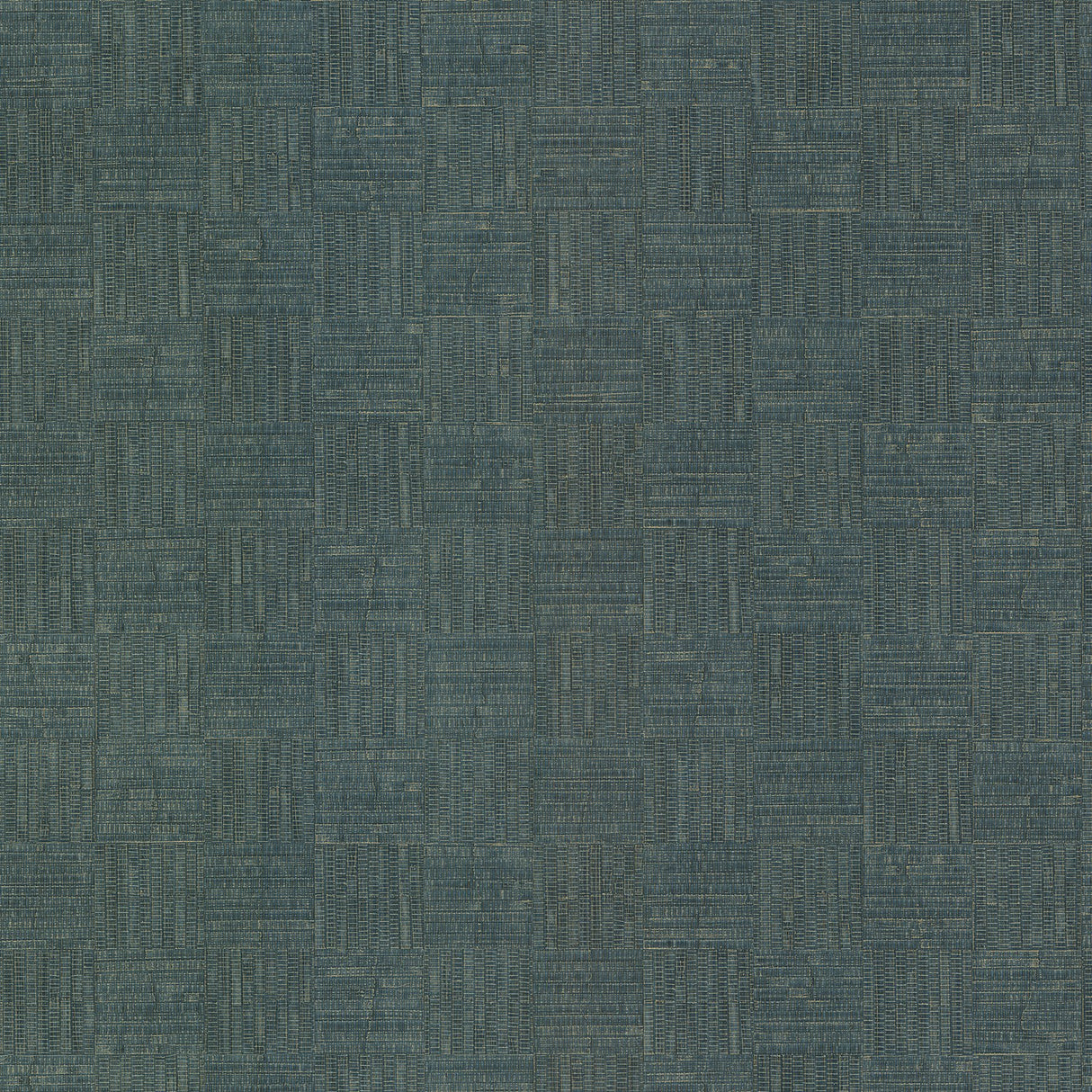Thea Blue Geometric Wallpaper with Metallic Textured Abstract Geometrics - Warner 2984-2230