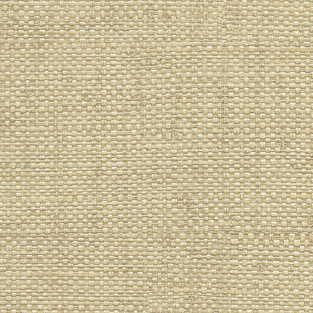 Caviar Taupe Basketweave Wallpaper with Traditional Texture Pattern - Warner 2984-8046