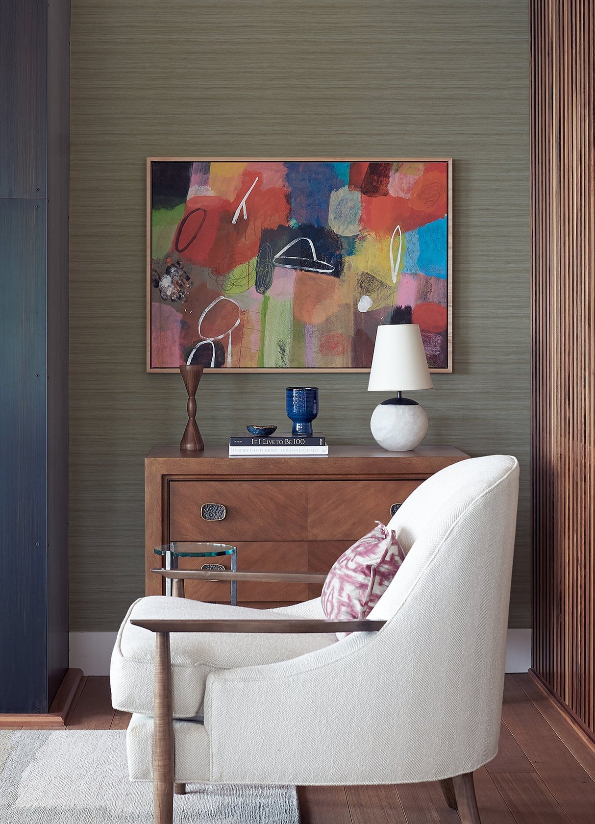 Shantung Brown Silk Wallpaper with Fabric & Woven Texture Transitional Vinyl, Half Drop Match - A-Street Prints 2988-70106