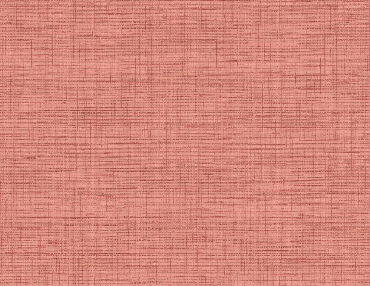 Salamander Red Woven Textured Wallpaper with Fabric & Woven Textures Motif - A-Street Prints 2988-71001