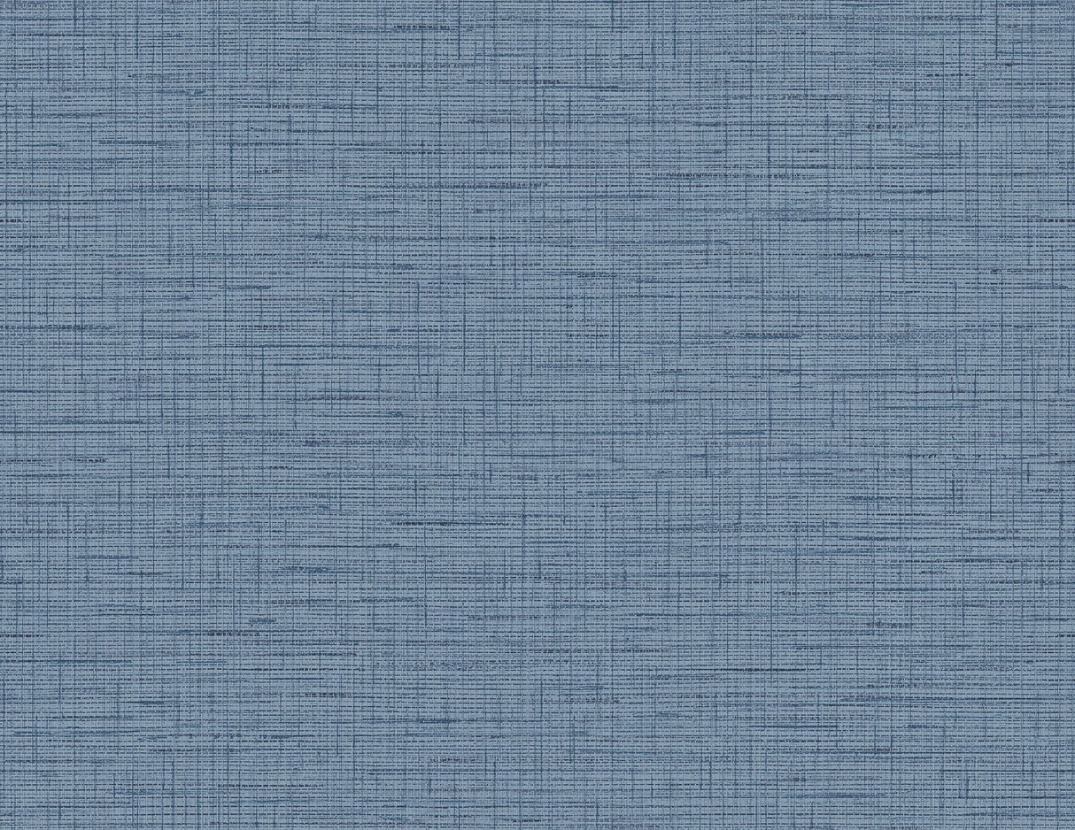 Salamander Blue Woven Wallpaper with Fabric & Woven Texture - A-Street Prints 2988-71002