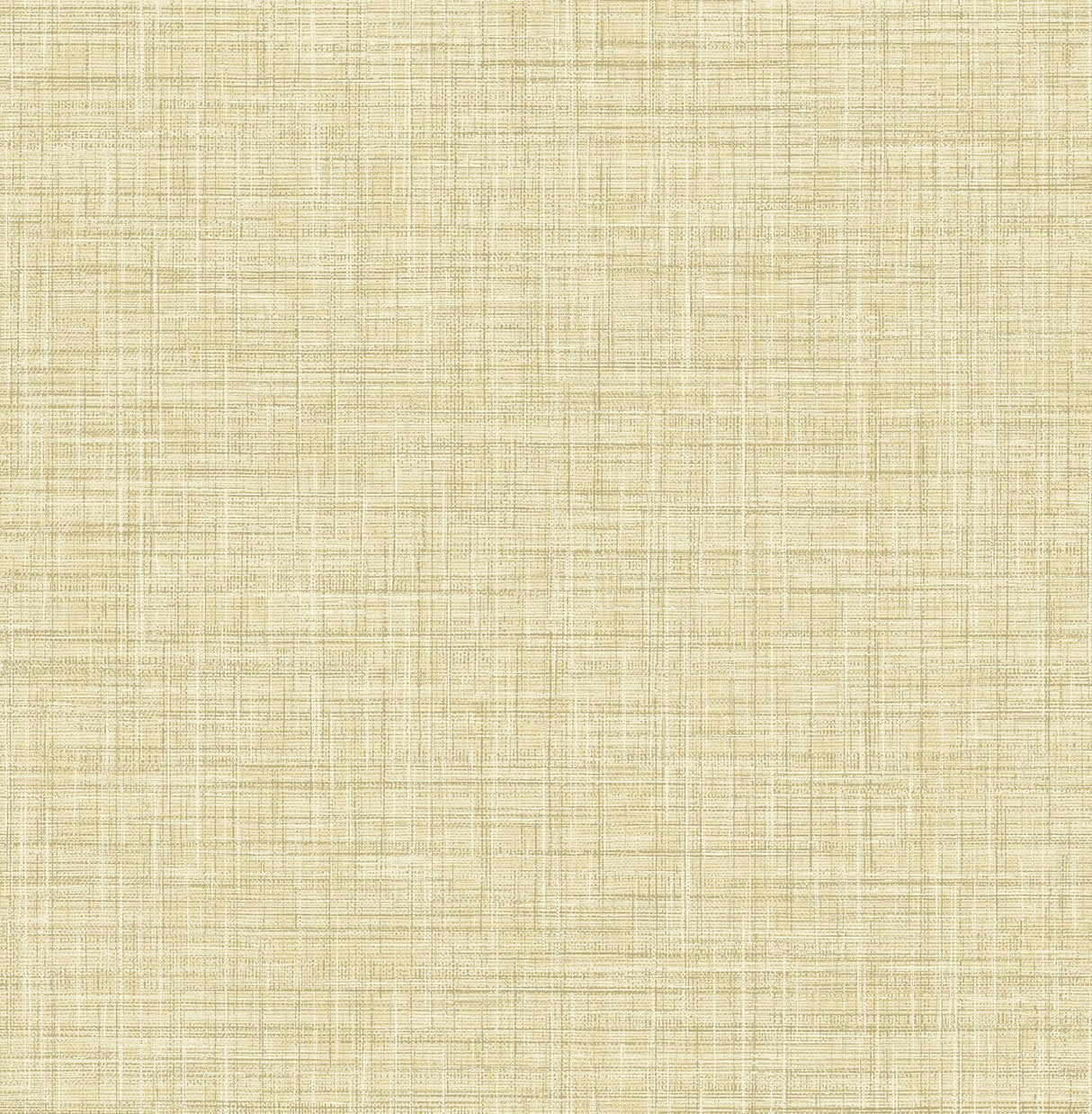 Tuckernuck Gold Linen Wallpaper with Faux Woven Texture - Brewster 2999-25793