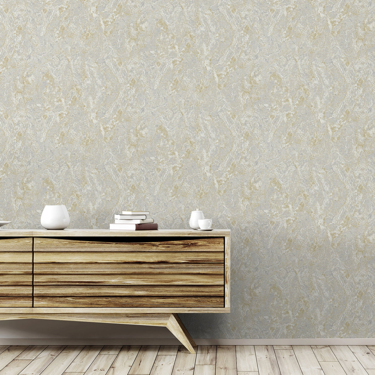 Evonne Neutral by Arthouse Marble Patina Wallpaper – Brewster Home Fashions AH296804