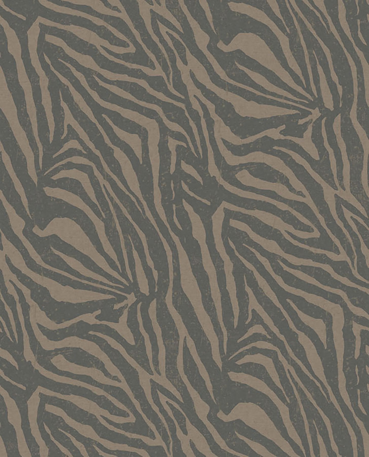 Zebra Mocha Wall Mural with Bohemian Zebra Print Pattern - Eijffinger EJ300603